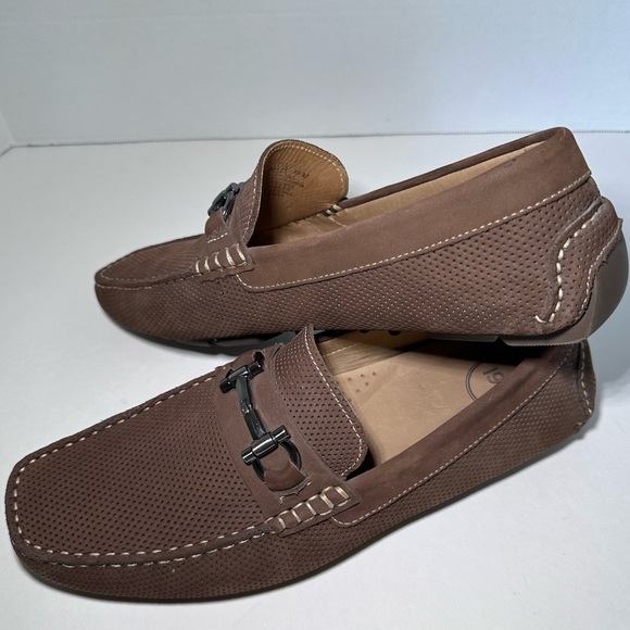 Nordstrom 1901 Perforated Leather Driving Moccasins - Size 10 M - Picture 9 of 9